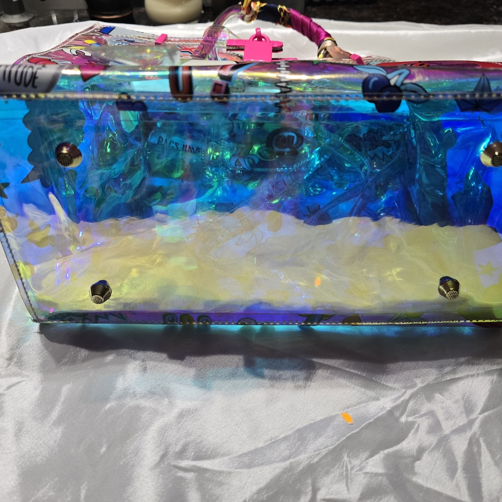 Colorful Holographic Tote Bag - Picture 4 of 16